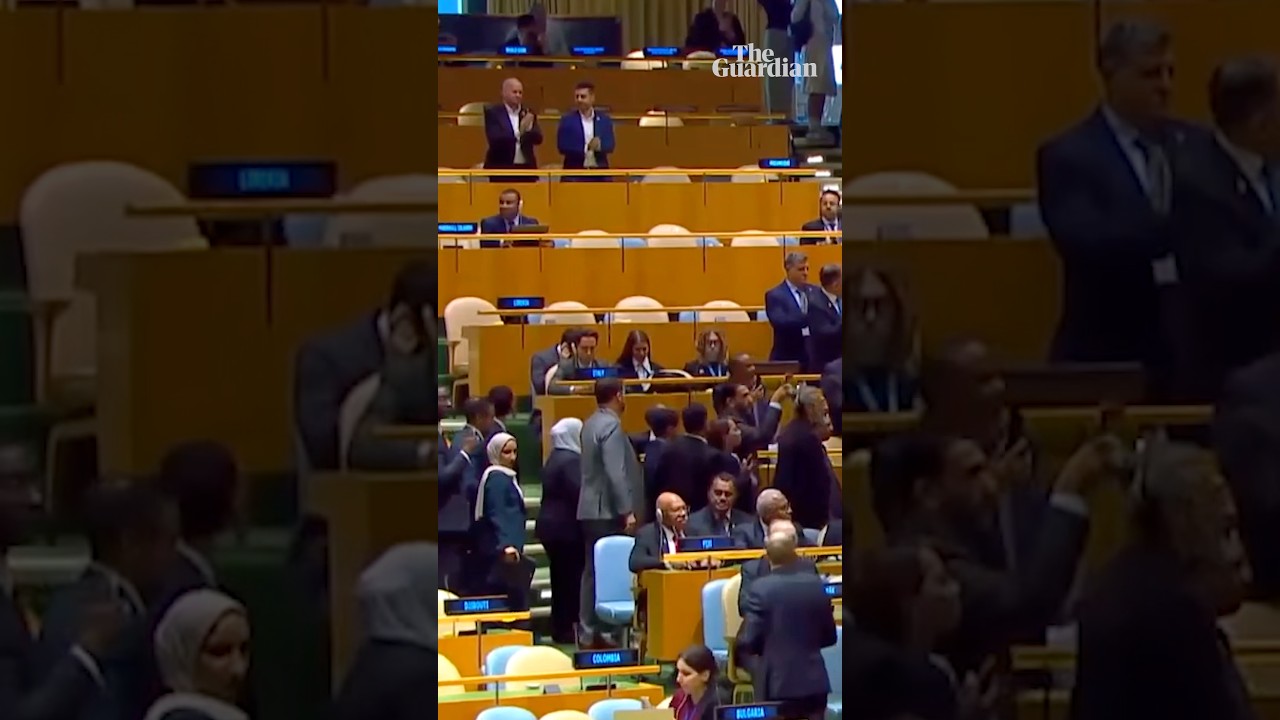 UN delegates walkout of Benjamin Netanyahu’s United Nations general assembly speech