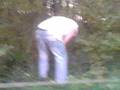 Woody puking, after a mad weekend at 80's weekend skegness!!