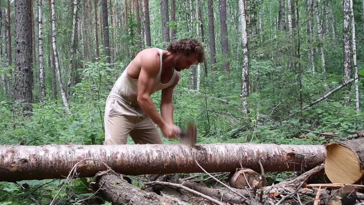 Man Builds an OFF-GRID Cabin Alone in the Wild North | Start to Finish by @SurvivalFarNorth