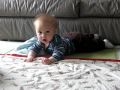 Theo eating cereal