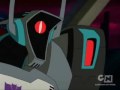 this took the longest time to make (two days). it's a compilation of clips from various episodes of transformers animated, mostly from season 3. try singing along with these lyrics: we will expose this traitor once and for all. transwarp engine, space bridge on. decepticons, evil plot. the great autobots led by optimus prime will expose the truth on where shockwave really is! tell me where in cybertron is shockwave hiding. stop the `cons from ruling the universe. tell me where in cybertron ...