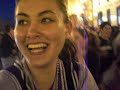 Georgetown Hoyas Fans Storm M Street, DC after Beating UNC