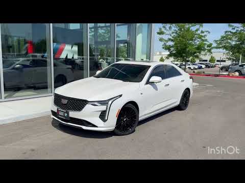 Used 2021 White Cadillac Premium Luxury image 1