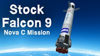 KSP: Realistic STOCK Falcon 9 Moon Mission! (Chall