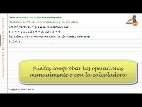 Vídeos Educativos.,Vídeos:Relación multiplicar / dividir 3