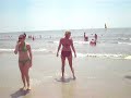 girl falls at the beach girl falls at the beach