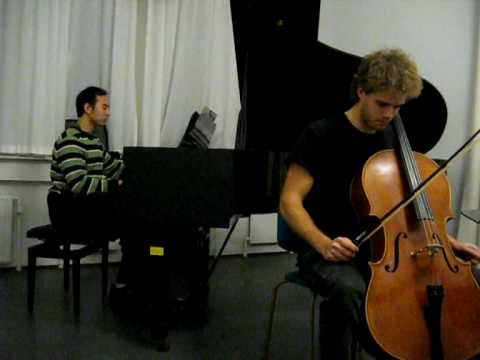 Violoncello - This is my friend Johan playing the violoncello. We choosed this piece as its one of the most famous theme in the world. If you find some errors, then please...