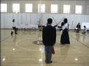 2004 Annual Harvard Invitational Shoryuhai Intercollegiate Kendo Tournament, Court A, second team game, Fukusho match, MIT=white, Virginia Polytechnic Institute=red.  MIT Fukusho is Son-san, Virginia Polytechnic Institute Fukusho is Hwang-san.  Hwang-san scores men points starting at 29 seconds and 1:18 minutes to win; Virginia Polytechnic Institute wins Chuken match.  Complete team tournament player stats:Son-san scored 2 men out of a total possible 12 points (MIT did not advance to quarterfinals).Son-san lost 3 men and 2 kote points.Hwang-san scored a total of 7 men out of a total possible 16 points (8 games including quarter- and semi-final).Hwang-san lost 2 men, 1 kote, and 1 do pointsNote: Virginia Polytechnic Institute placed 3rd in the team tournament.  This is the first game in the 2004 tournament for both teams.  In general, college players start practicing kendo when they first start college.For more information about the Shoryuhai, please visit: http://www.hcs.harvard.edu/~kendo/shoryuhai.phpThanks to:Game - Son-san, Hwang-san, Shimpan, Courtside        Staff, Harvard UniversityTournament Logistics - J. Jin, HRKC, HRKCAARecords - Courtside Staff, J. JinEquipment and Footage - C.K. Lin, J.H. LuCamera Operation - Hiroko(Post-Production - me)