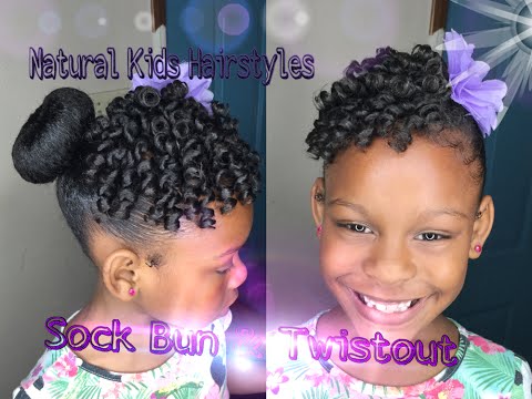 Punk Maquetas Black Lady Donut Bun Hairstyles