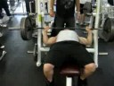 me benching 365lbs at a body weight of 195lbs
