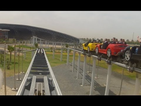 Fiorano GT Challenge Racing Roller Coaster POV Ferrari World Abu Dhabi UAE