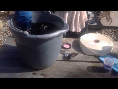 how to dye cotton