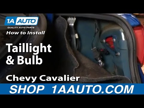 How To Install Replace Taillight and Bulb Chevy Cavalier 03-05 1AAuto.com