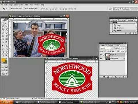 how to isolate text from background in photoshop