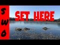 Under Ice Muskrat Trapping Part 1 (Location)