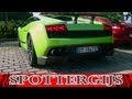 Lamborghini Gallardo LP570-4 Superleggera + LP560-4 + Superleggera + Ferrari 458 Italia