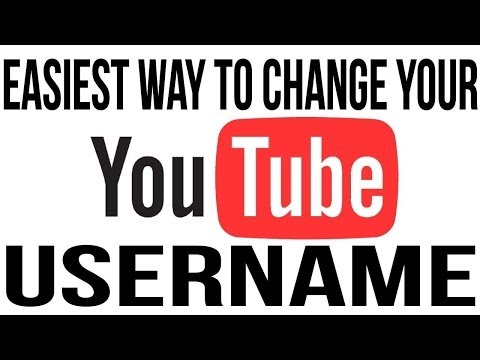 how to change username on youtube