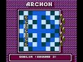 buy this game and more at www.pedrogames.com . archon the light and the dark is a strategic board game with some similarities to chess. two sides, a light one and a dark one, consisting of 18 pieces each compete on a board divided into (9 by 9) squares. you win the game by having one of your units on each of the five powerpoint squares or by removing all opposing pieces from the board. the different pieces have their own movement restrictions regarding the number of squares they're allowed to travel on the board and whether or not they can jump over other units (like the knight in chess). units also behave different in combat; some units are faster than others, some use melee attacks while others fire projectiles.