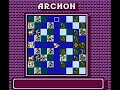 buy this game and more at www.pedrogames.com . archon the light and the dark is a strategic board game with some similarities to chess. two sides, a light one and a dark one, consisting of 18 pieces each compete on a board divided into (9 by 9) squares. you win the game by having one of your units on each of the five powerpoint squares or by removing all opposing pieces from the board. the different pieces have their own movement restrictions regarding the number of squares they're allowed to travel on the board and whether or not they can jump over other units (like the knight in chess). units also behave different in combat; some units are faster than others, some use melee attacks while others fire projectiles.