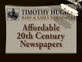 Collect 20th Century Authentic Newspapers on eBay via History's Newsstand