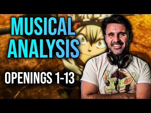 MUSIC DIRECTOR REACTS | Black Clover All Openings Full (1-13)