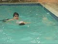Baby swimming