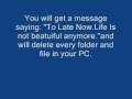 New Virus Warning IMPORTANT! PLEASE WATCH!