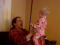 Emeline having some fun.