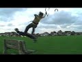 Neal Hilder, kite, board and bench