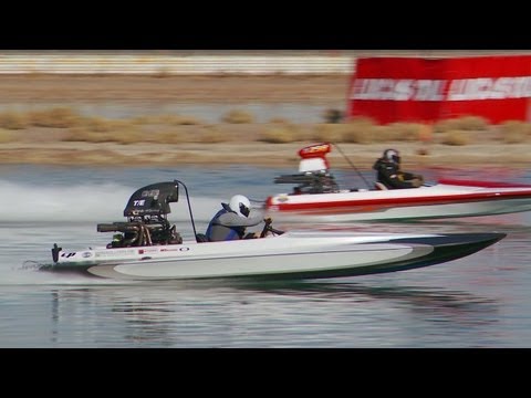 Racing - On this episode of Hot Rod Unlimited, Mike Finnegan takes us for a drive on the wild side as he helps amateur drag boat racer Jeff Conrad compete in the 9.00...