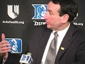 Post Game Press Conference: North Carolina 79, Duke 73