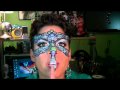 Tiffany Inspired Stained Glass Dragonfly Mask