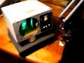Laser Show Programable digital. Mediante un microcontrolador se controla la velocidad de los motores, que se pueden programar. modos: Automatico, Musica y Manual. El video muestra el modo Automatico.