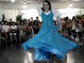 A cigana Elisa Zamith de Azul - dan�a cigana-rumba gitana