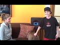 Justin flirting with Esmée Denters - Justin Singing