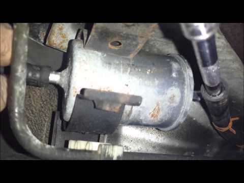 2001 Isuzu Rodeo – Fuel Filter Replacement