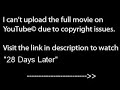 28 Days Later, PART 1 /9,full film/movie online part1