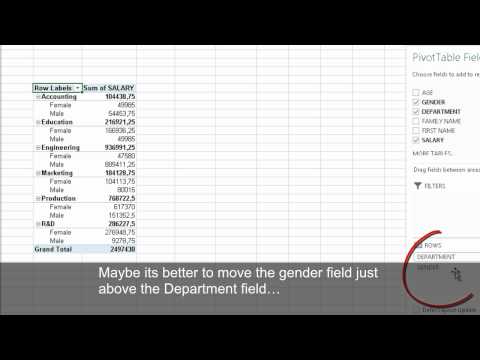 how to create table in excel