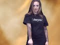Mercy Demonstrating the Tinsley Gangsta Tattoo Sleeves