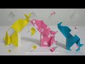 Оригами видеосхема слона 3 (автор - Sok Song)