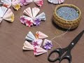 Japanese Traditional Origami \"Flower ball\"