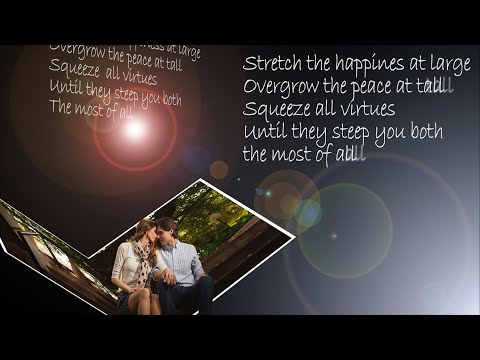 After Effects creative pre Marriage slideshow