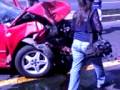 Choque en morelia jetta vs combi