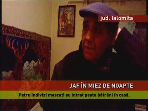 Doi bătrâni din Țăndărei, jefuiți de o bandă de hoți în miez de noapte
