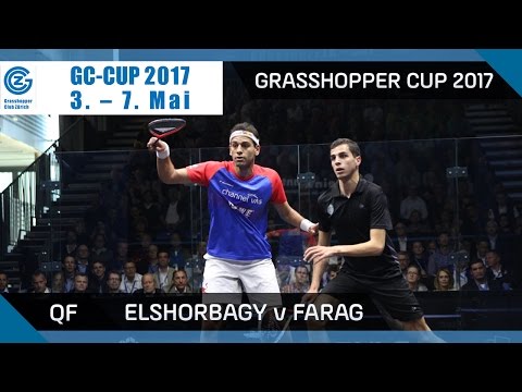 Squash: Mo. ElShorbagy v Farag - Grasshopper Cup 2017 QF Highlights