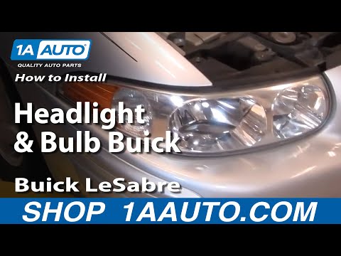 How To Install Replace Headlight and Bulb Buick LeSabre 00-05 1AAuto.com
