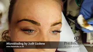 Revealing microblading