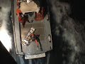 SAR - Night winching training with a french navy rescue helo