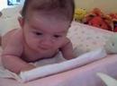 Ava tummy time july 18