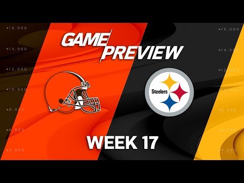 Video: Cleveland Browns vs. Pittsburgh Steelers | NFL Week 17 Game Preview | NFL Playbook